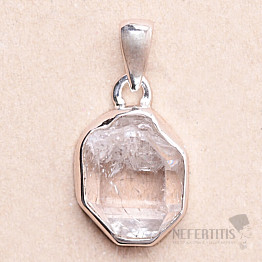 Herkimer diamond pendant silver Ag 925 LOT118