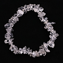 Chopped crystal bracelet