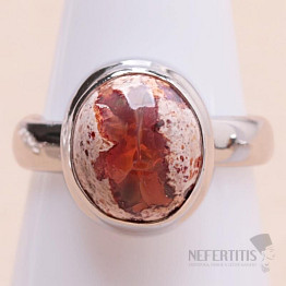 Opal Mexican fire ring silver Ag 925 R1221