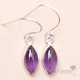 Amethyst earrings silver Ag 925 E1245