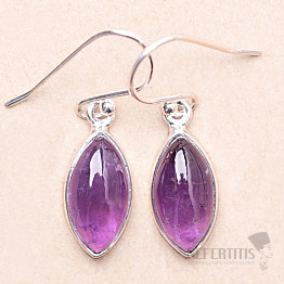 Amethyst Ohrringe Silber Ag 925 E1295