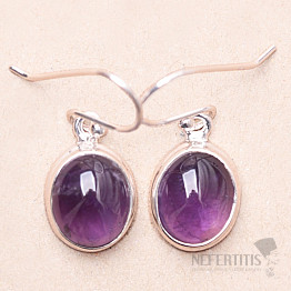 Amethyst earrings silver Ag 925 E1300