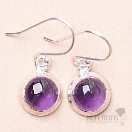 Amethyst earrings silver Ag 925 E1308