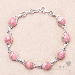 Rhodochrosit-Armband Silber Ag 925 B174