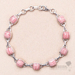 Rhodochrosit-Armband Silber Ag 925 B182