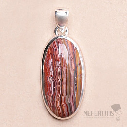 Agate lacy Laguna Lace pendant silver Ag 925 P2013