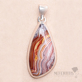 Agate lacy Laguna Lace pendant silver Ag 925 P2015