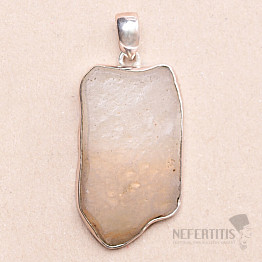 Libyan desert glass pendant silver Ag 925 P261