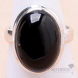 Onyx prsten stříbro Ag 925 R2646