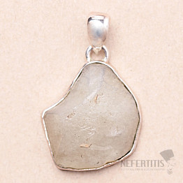 Libyan desert glass pendant silver Ag 925 P282