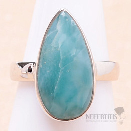 Larimar prsten stříbro Ag 925 LOT283