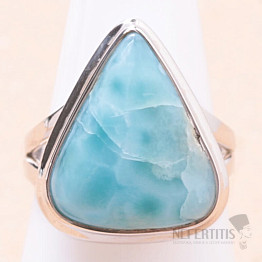 Larimar prsteň striebro Ag 925 LOT286