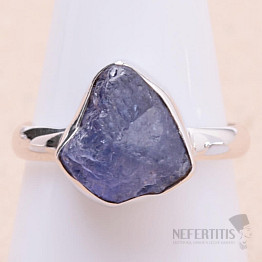 Tanzanite raw ring silver Ag 925 LOT289