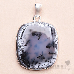 Opal dendritic pendant silver Ag 925 P2921