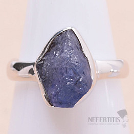 Tanzanite raw ring silver Ag 925 LOT293