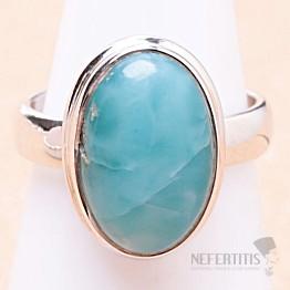 Larimar prsteň striebro Ag 925 LOT307