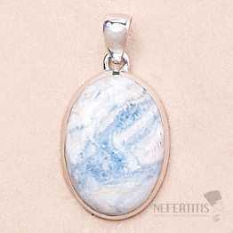 Scheelite blue pendant silver Ag 925 P307