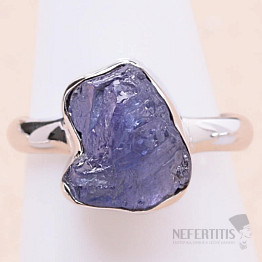 Tanzanite raw ring silver Ag 925 LOT308