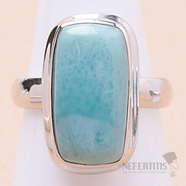 Larimar prsteň striebro Ag 925 LOT309