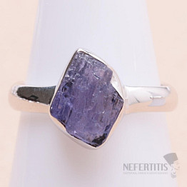 Tanzanite raw ring silver Ag 925 LOT329