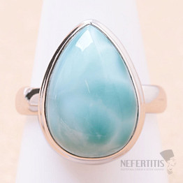 Larimar prsteň striebro Ag 925 LOT334