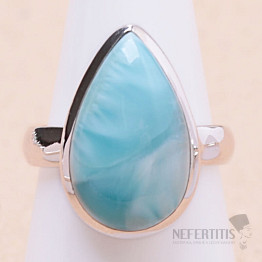 Larimar prsteň striebro Ag 925 LOT349