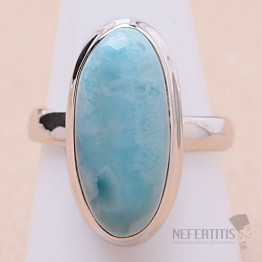 Larimar prsteň striebro Ag 925 LOT353