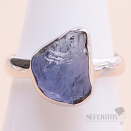 Tanzanite raw ring silver Ag 925 LOT357