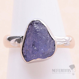 Tanzanite raw ring silver Ag 925 LOT361