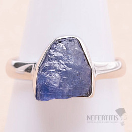 Tanzanite raw ring silver Ag 925 LOT368