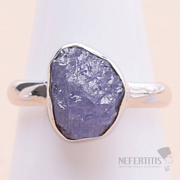 Tanzanite raw ring silver Ag 925 LOT370