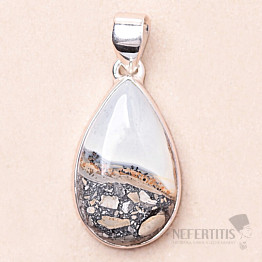 Indonesian Maligano jasper pendant silver Ag 925 P375