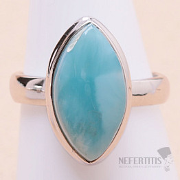 Larimar prsteň striebro Ag 925 LOT375