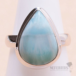 Larimar prsteň striebro Ag 925 LOT376