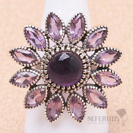 Amethyst ring silver Ag 925 37703