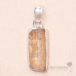 Topaz Gold Imperial Crystal Pendant Ag 925 P385