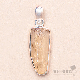 Topaz Gold Imperial Crystal Pendant Ag 925 P406