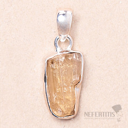 Topaz Gold Imperial Crystal Pendant Ag 925 P416