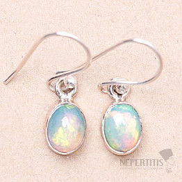 Opal Ethiopian earrings silver Ag 925 E419