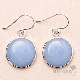 Angelite earrings silver Ag 925 E435