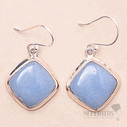 Angelite earrings silver Ag 925 E439