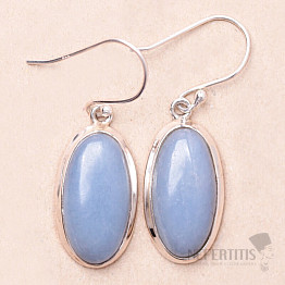 Angelite earrings silver Ag 925 E443