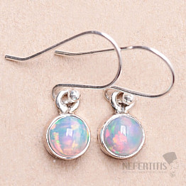 Opal Ethiopian earrings silver Ag 925 E444