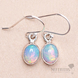 Opal Ethiopian earrings silver Ag 925 E459