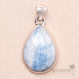 Scheelite blue pendant silver Ag 925 P477