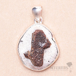 Staurolite pendant silver Ag 925 P483