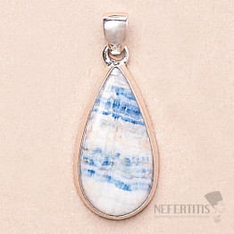 Scheelite blue pendant silver Ag 925 P485