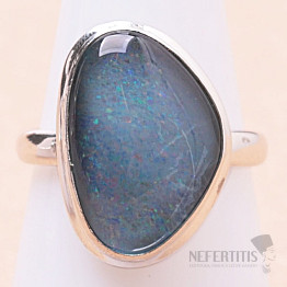 Opal Australischer Triplet-Ring Silber Ag 925 48554