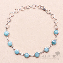 Larimar bracelet silver Ag 925 B510