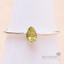 Olivine ring silver Ag 925 55062